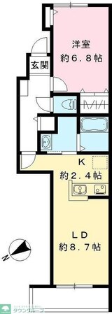 コンフォート世田谷の物件間取画像